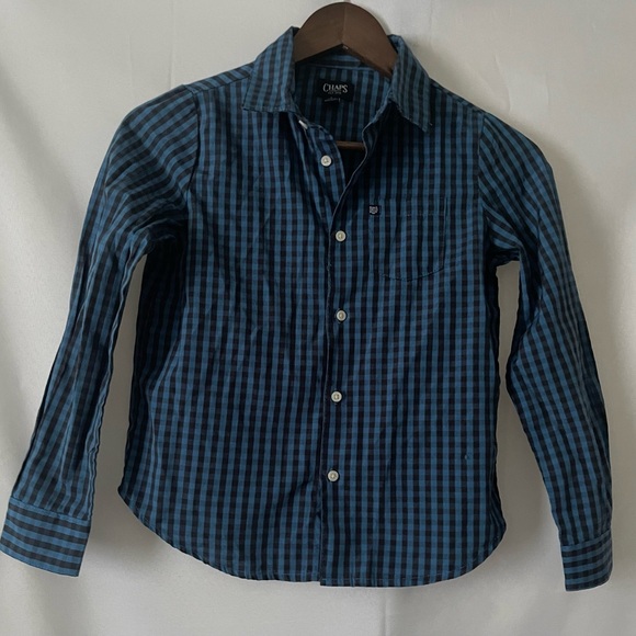 Boy’s Chaps size 7 long sleeve shirt - Picture 1 of 3